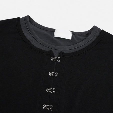 ルーキーズバックルレイヤード長袖Tシャツ