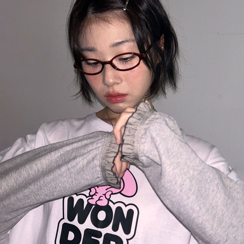 PPINTO Logo Layered frill LS-T [white]
