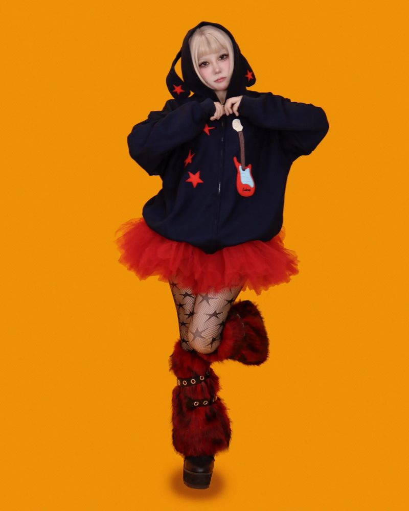 get-a guitar hood zip-up (2color)