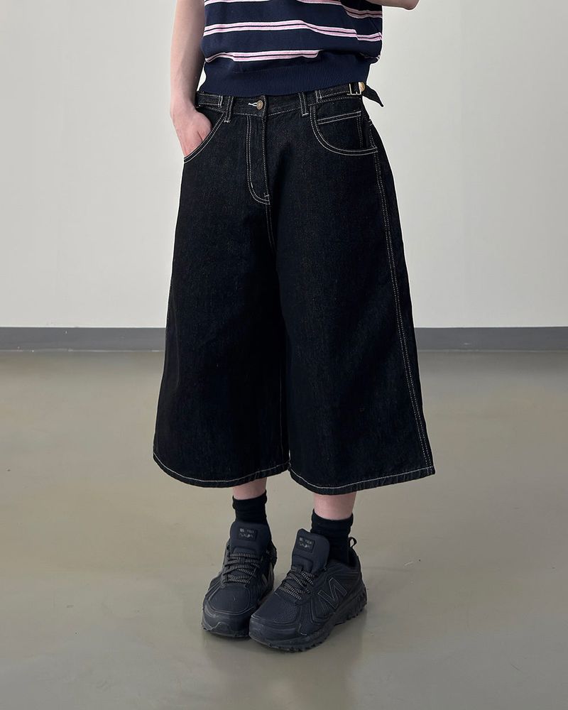 Kyle Selvedge Bermuda Denim Pants