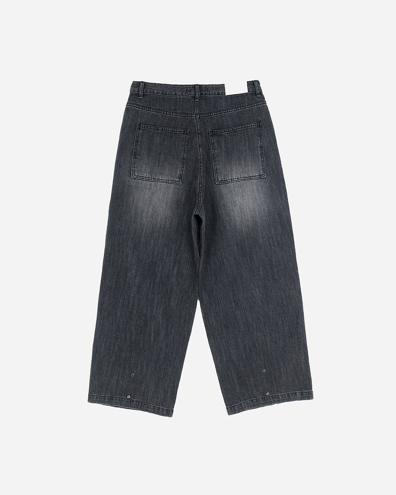 No.1100 slap back snap wide denim PT