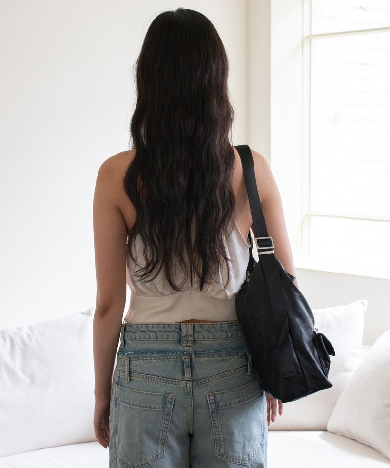 Pebble Hobo Bag - Black