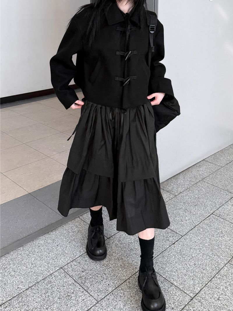  CLASSIC TOGGLE CROP COAT