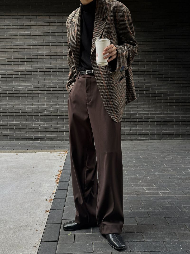 ASCLO Side Three Tuck Slacks (4color)