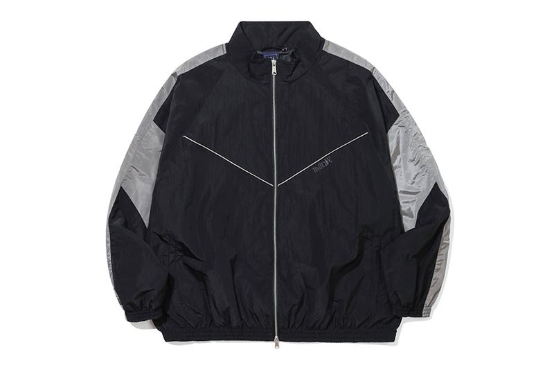 CROSS LINE INCISION WIND JACKET