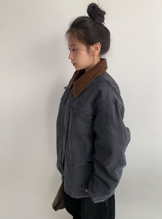 Shoji 3oz Washing Collar Quilted Jacket
