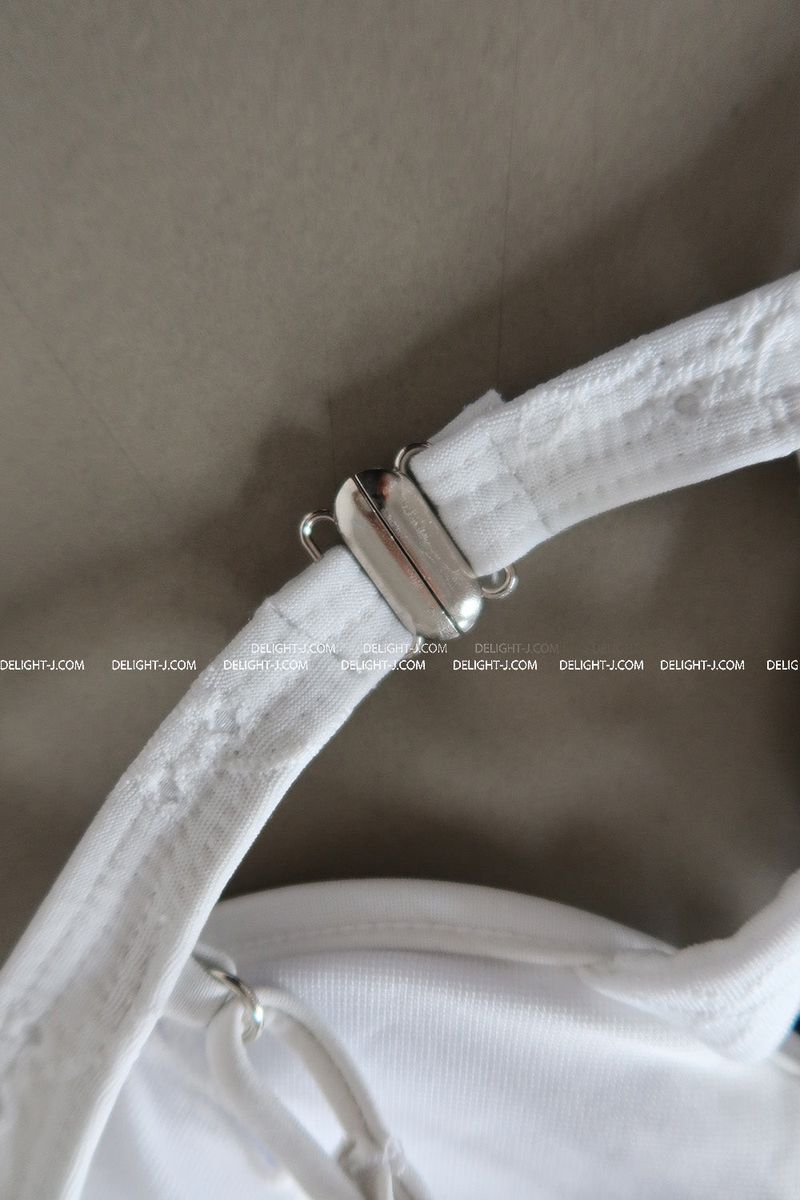 punching eyelet ribbon skirt bikini