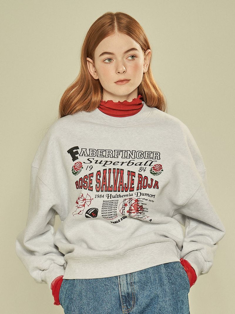 Superball Lettering Sweatshirt (Melange)