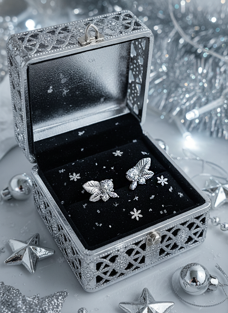 Elf Leaves Piercing - Silver Color