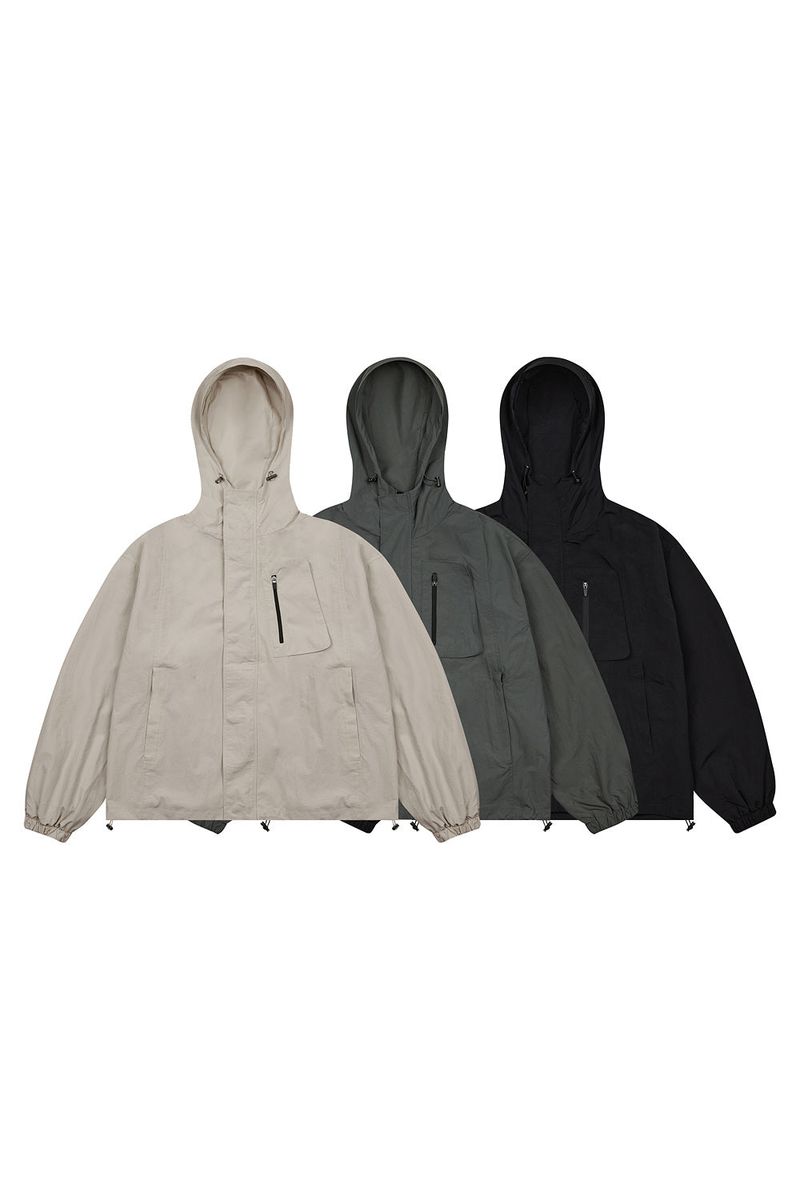 VENTIQUE Arc hood windbreaker