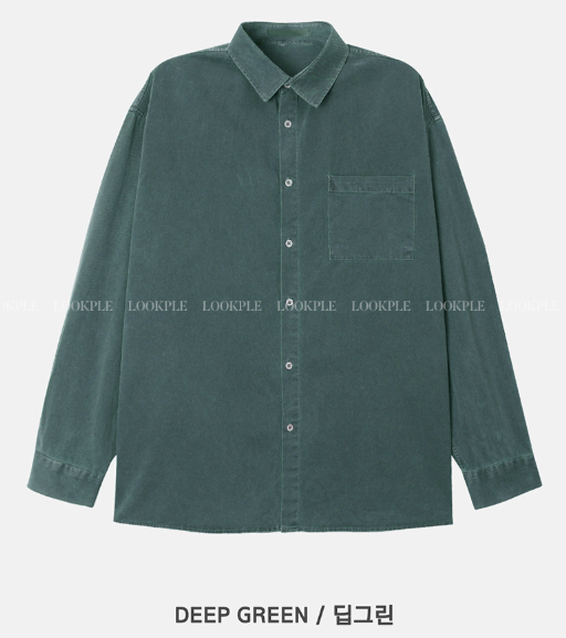 Wonderant Overfit Maximum One Pocket Pigment Shirt