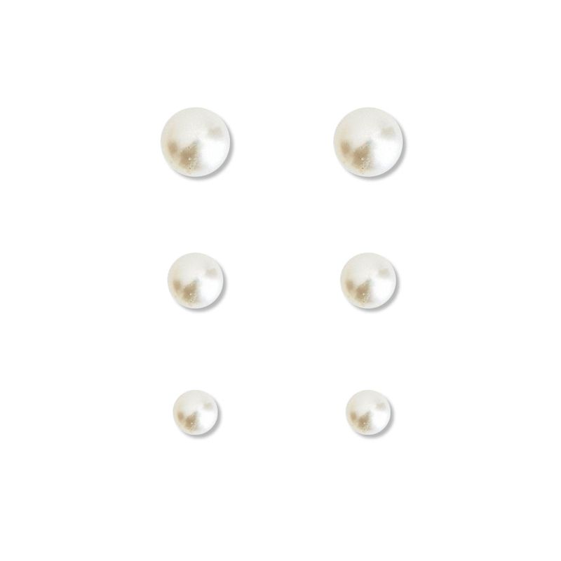 [925 SILVER] Basic Pearl Earring 7mm