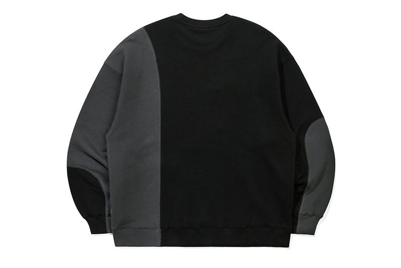 FLECK POCKET SWEAT SHIRT_BLACK
