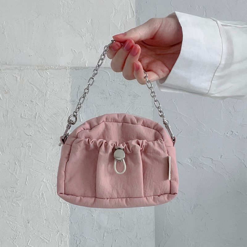 Card Wallet Mini Chain Bag-PINK
