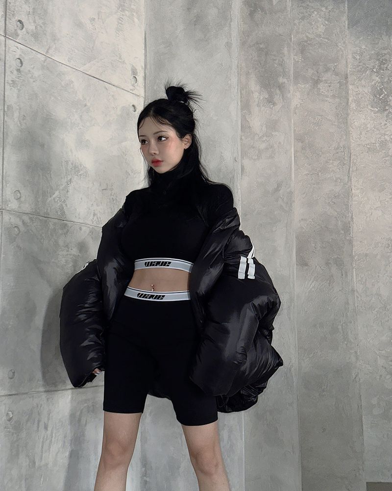 [UNISEX] Track overfit wellon padded jacket