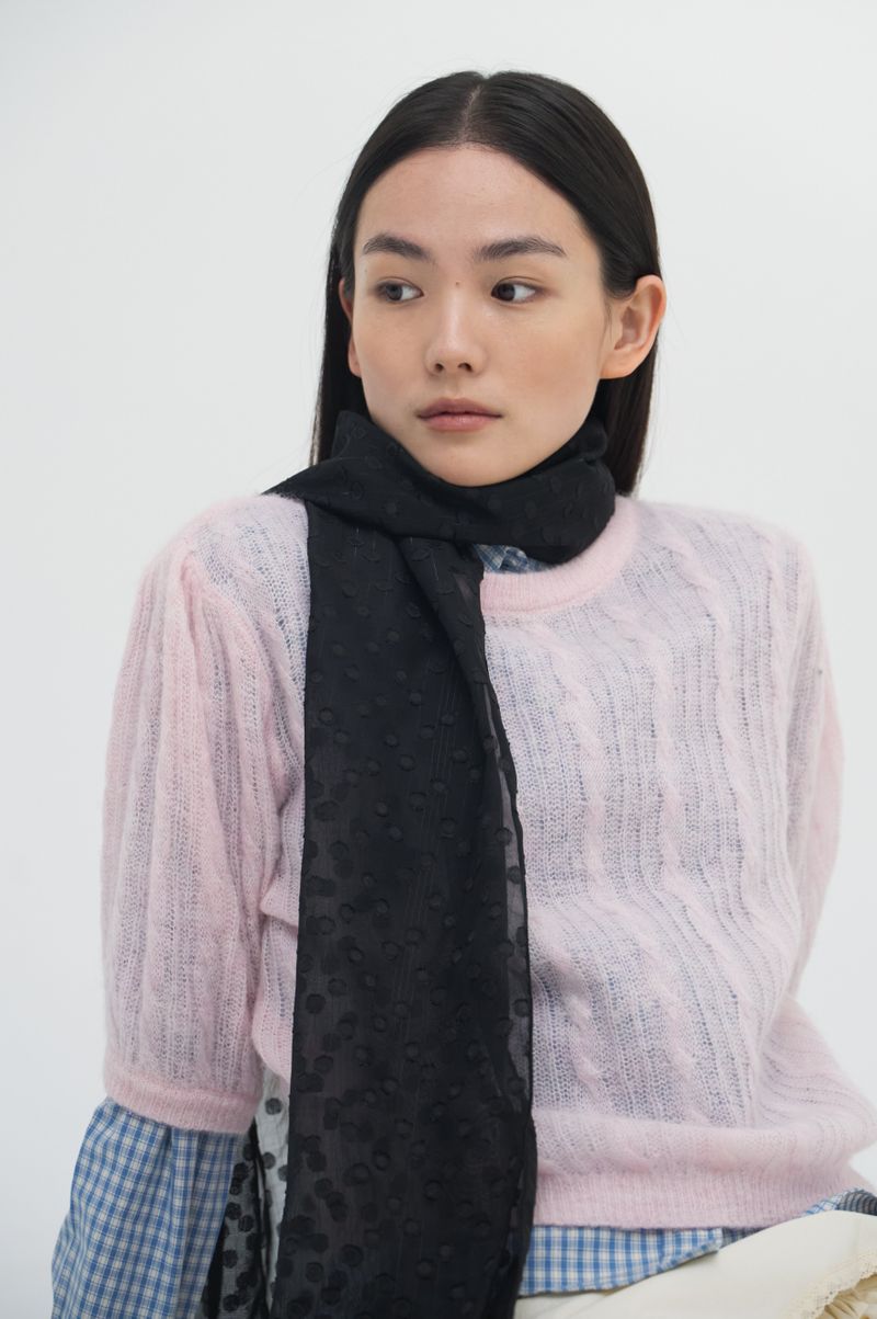 Mist Dot Scarf_2colors