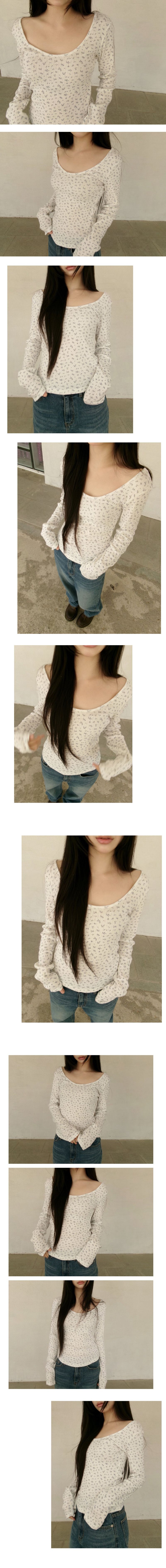 ditsy floral tee