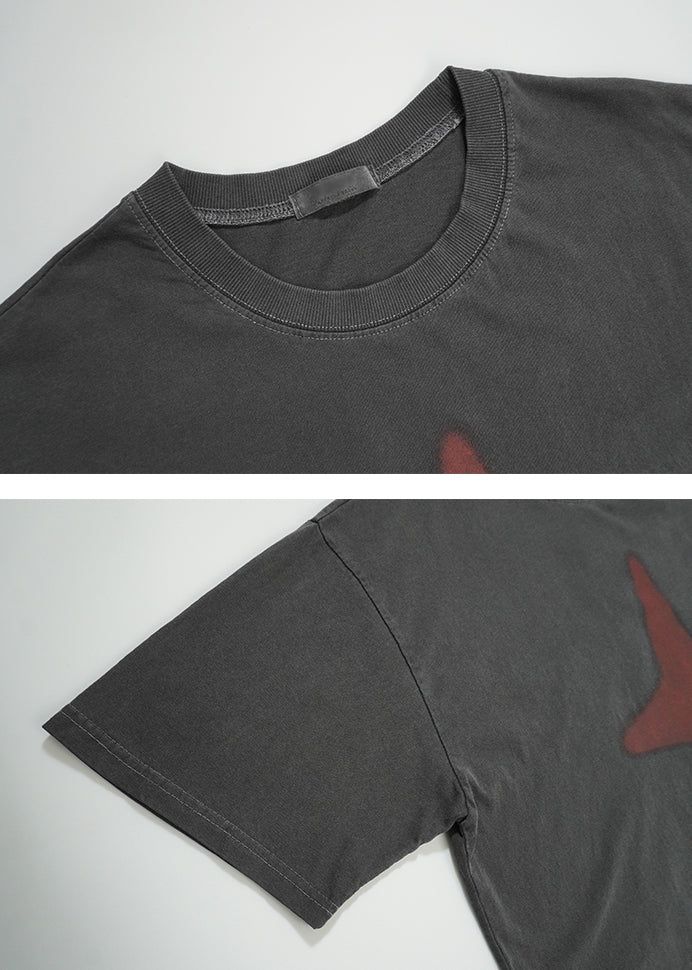Esper pigment dyeing over t-shirt