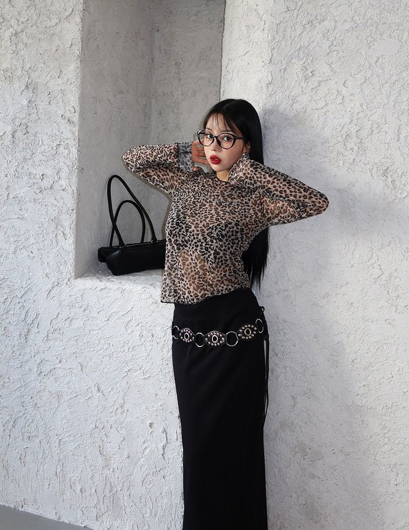 Plum maxi long skirt