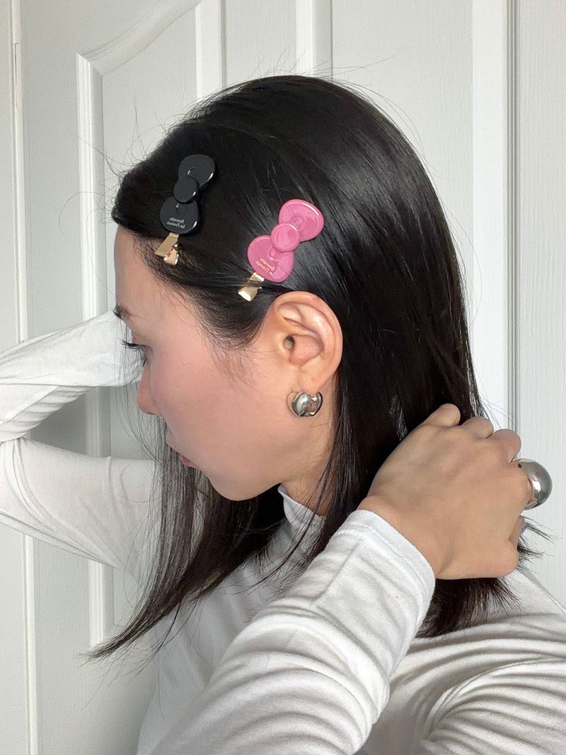 Any ribbon hair pin (7color)