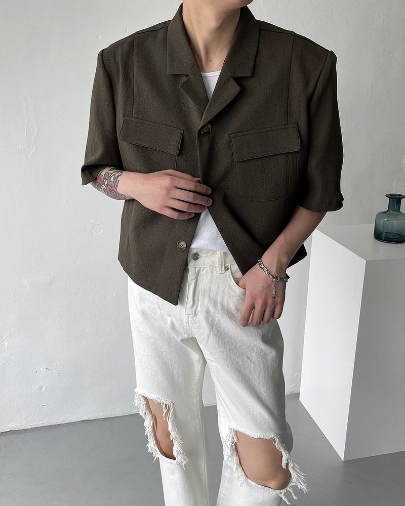 TAP Dewine Cropped Jacket (2 colors)