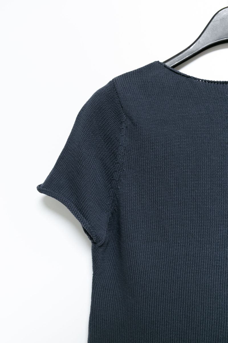 shell button short sleeve knit cardigan(3colors)
