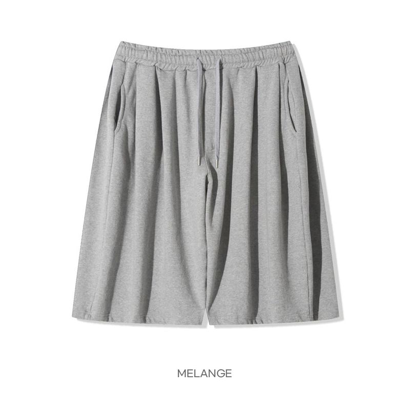 Bold 23embroidery bermuda sweat pants -3C