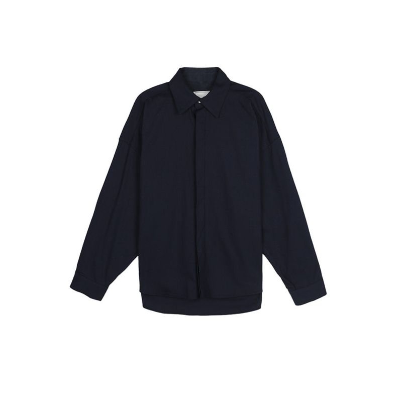 ASCLO Hidden Various Button Overfit Shirt (4color)