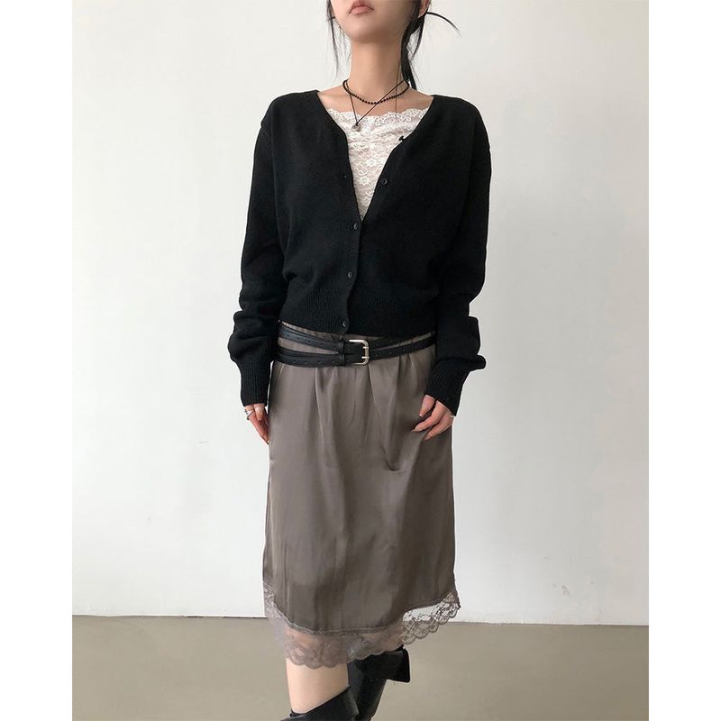 Rabbit V-neck Cardigan 