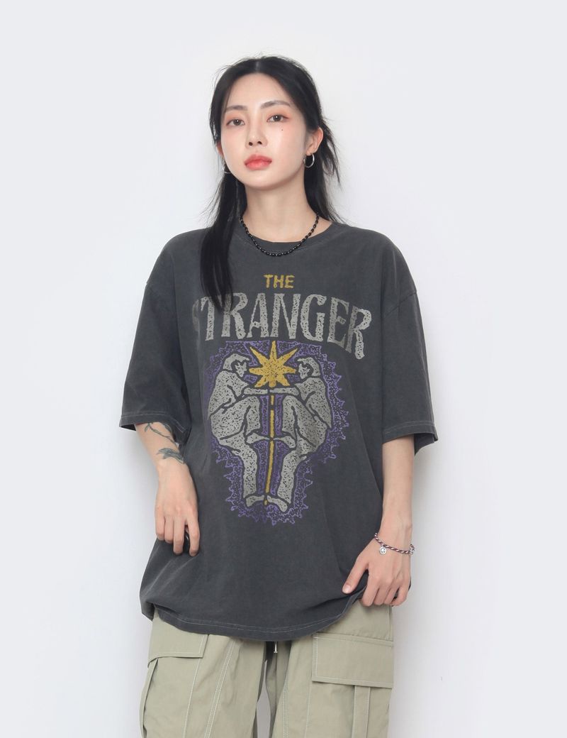 nutellike(ヌテールライク)の「Strainer Pigment Short-Sleeved T-Shirt(Tops)」
