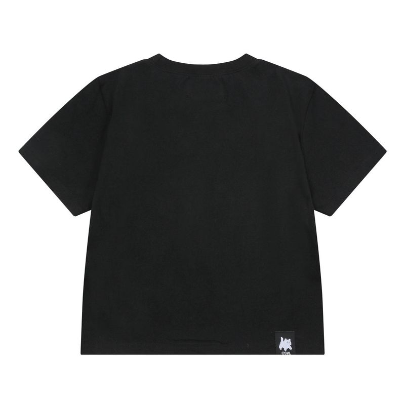 Cat Save The World Basic logo half T Unisex (2Color)
