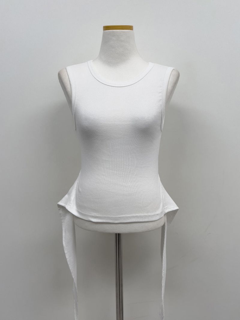 Strap Ribbed Sleeveless