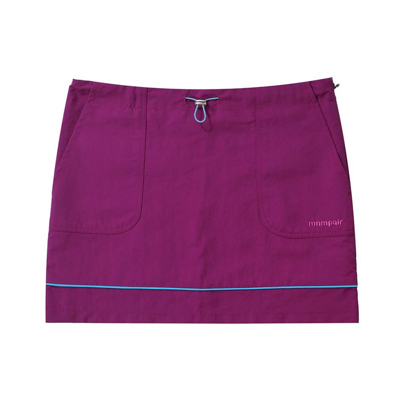 MNMPAIR(ミニマルペア)の「 NYLON SKIRT PURPLE(Skirts)」