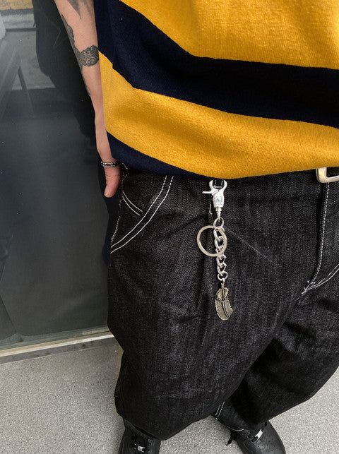 No.0190 feather key RING