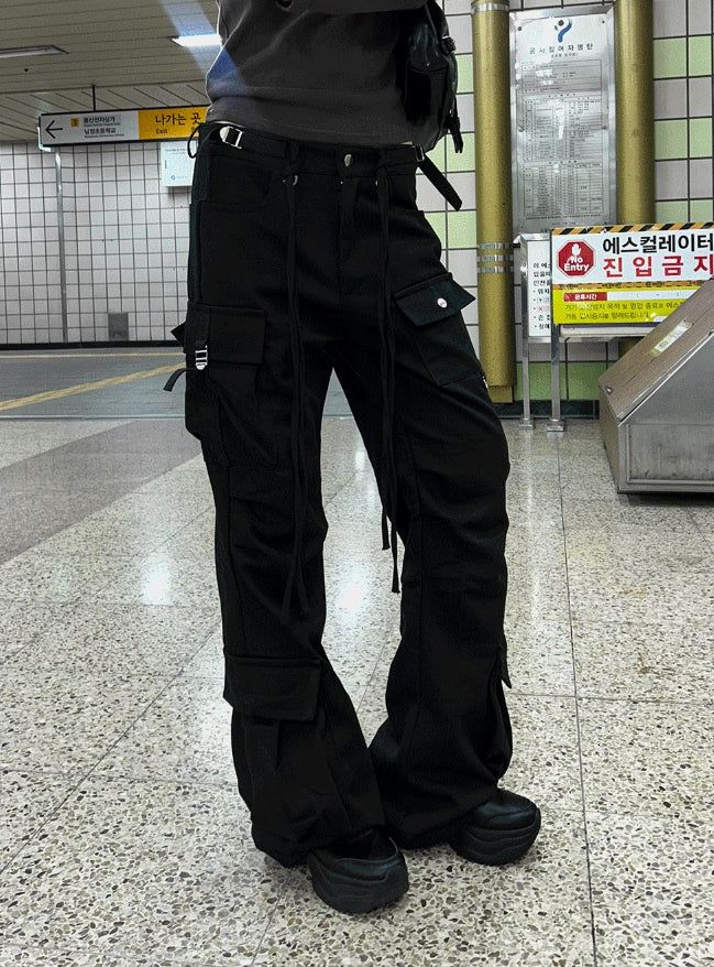 Strap Work Cargo Pants