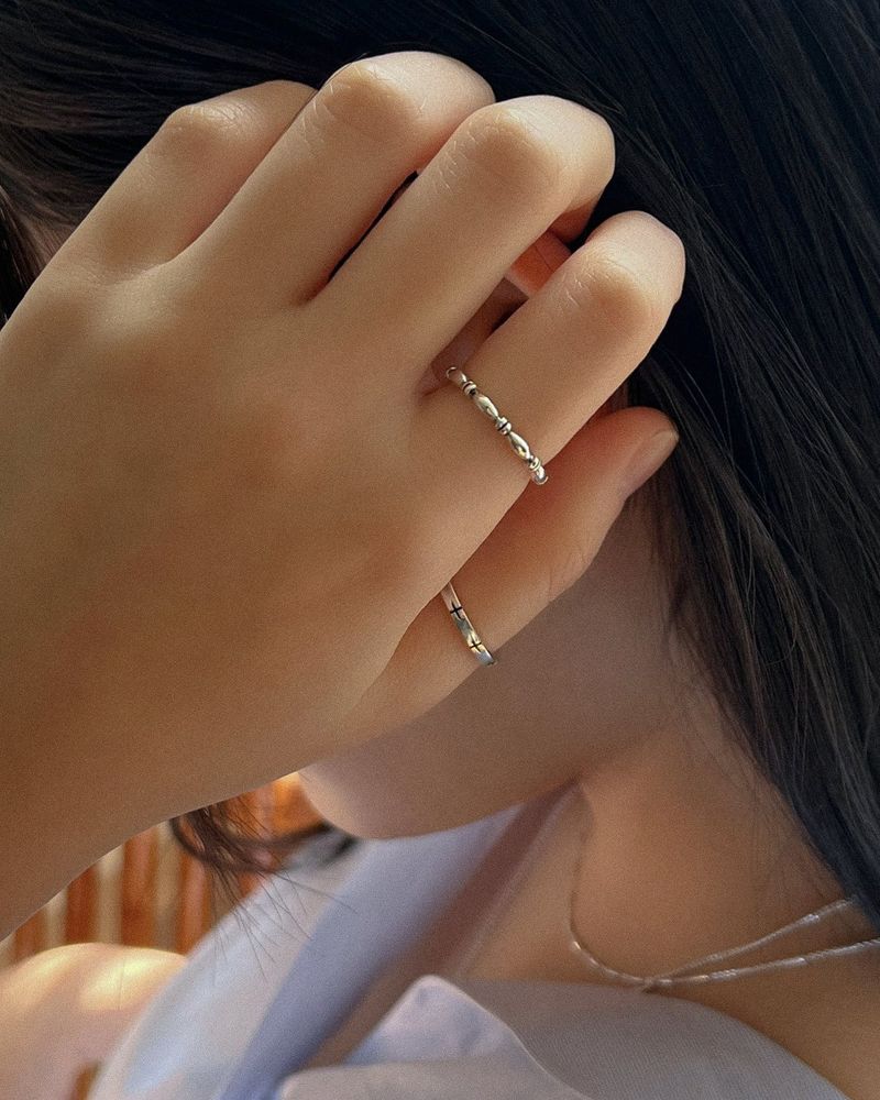 Ash ball ring (silver) *1PCS