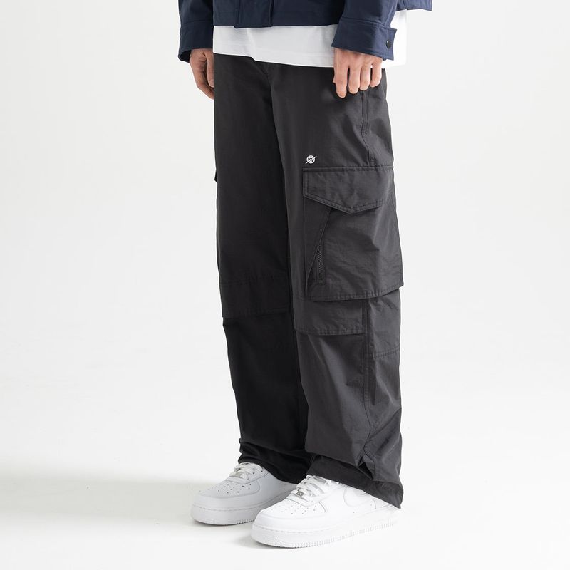KALAPATTHAR（カラパタール）の「Nylon RIB Ventilation Cargo Pants - BLACK（Pants）」
