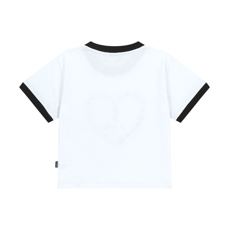Unicorn Ringer Crop T-Shirt_White