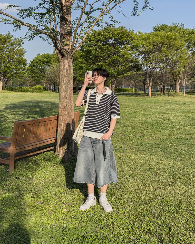 Pale Gracy Bermuda Denim