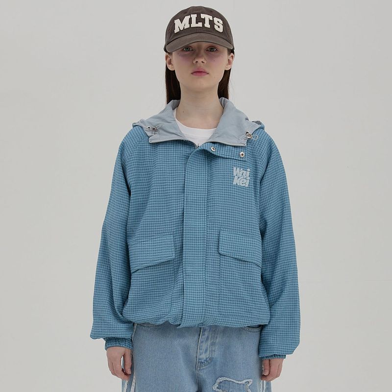 Reversible Check Windbreaker