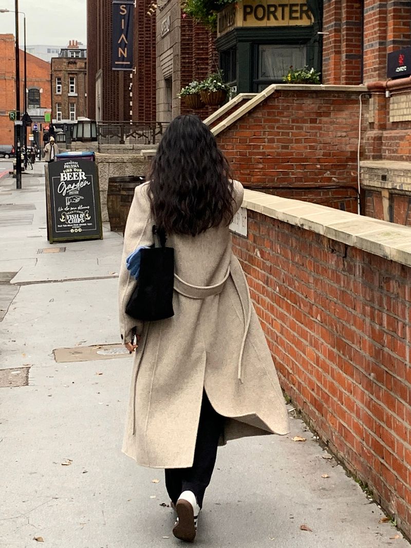 [MADE] Elton Stitch Wool Handmade Long Coat
