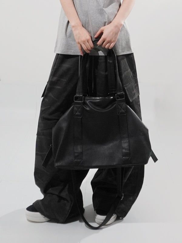 (UNISEX) Utility Leather Bag