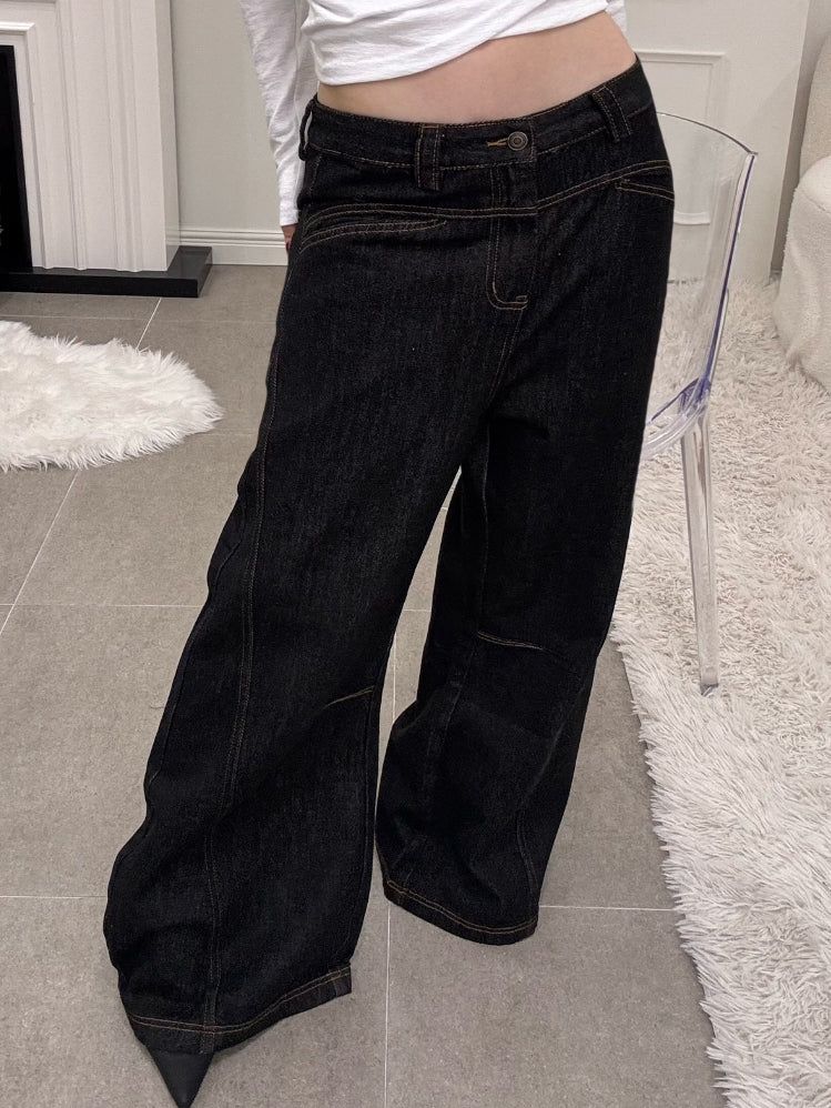 Melted bootcut denim