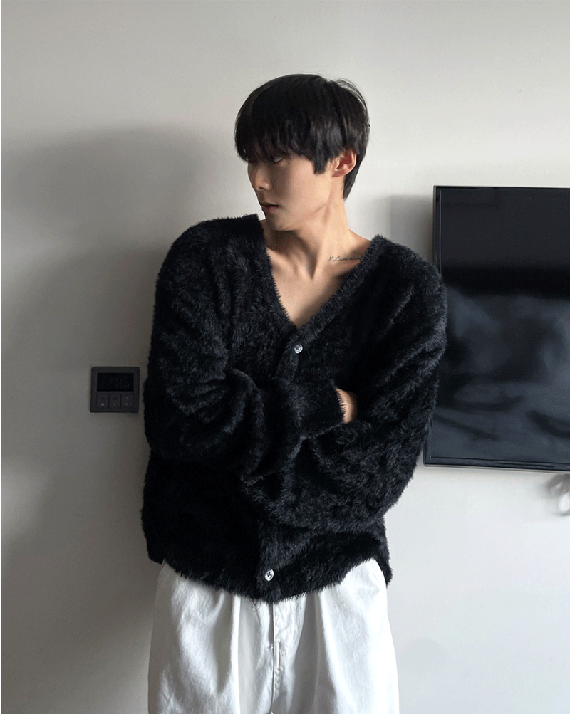 london mohair cardigan