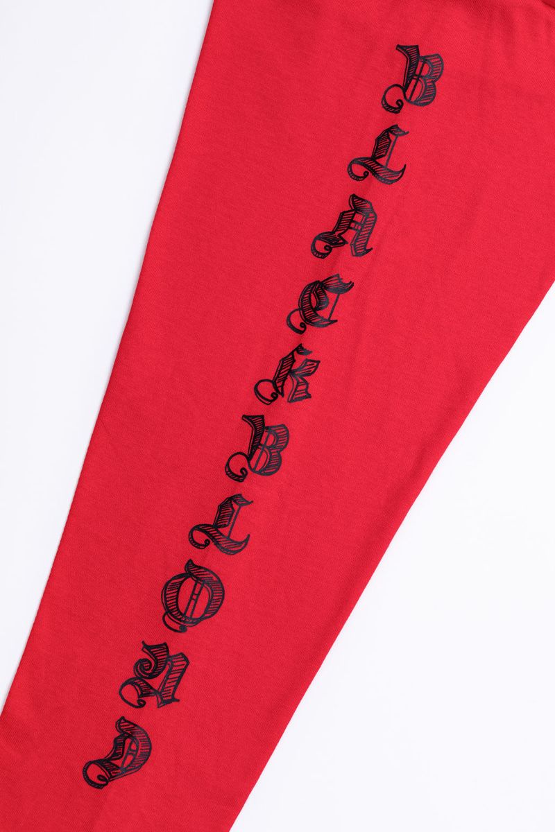BBD Sketch Logo Long T-Shirt (Red)