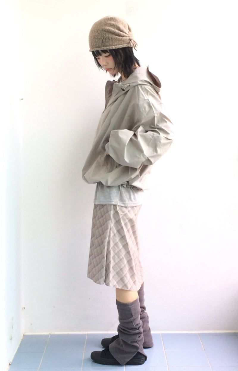 More cross checkered skirt