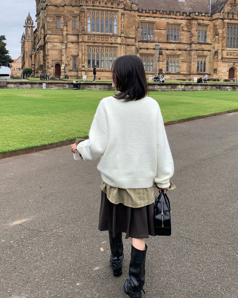 [ORIGINAL] Ain Stripe Oversized Shirt