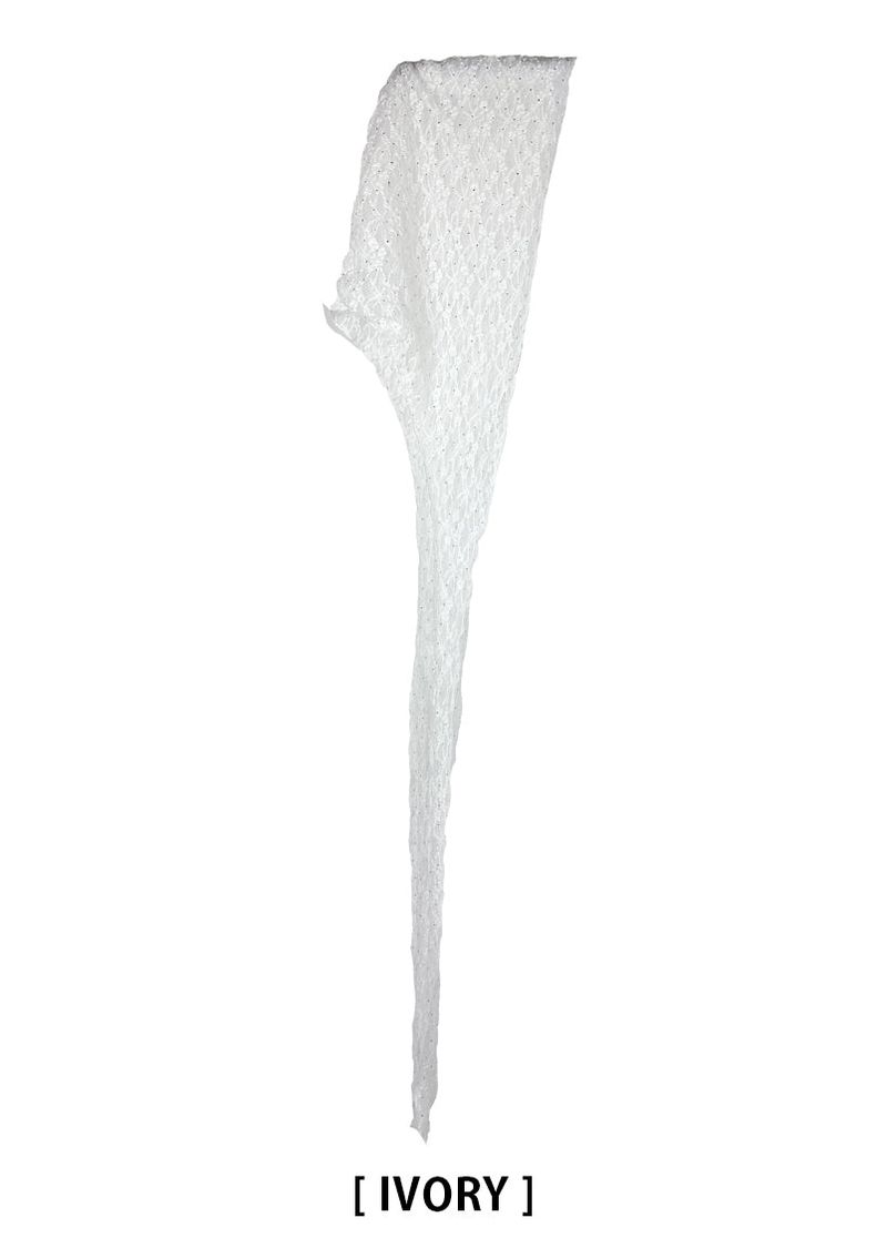 BEADS LACE SCARF (2C)