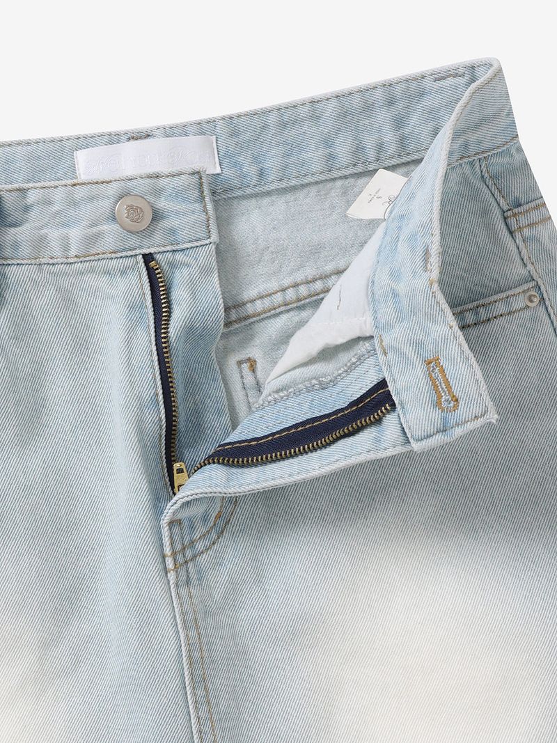 Rosie denim skirt (Light blue)