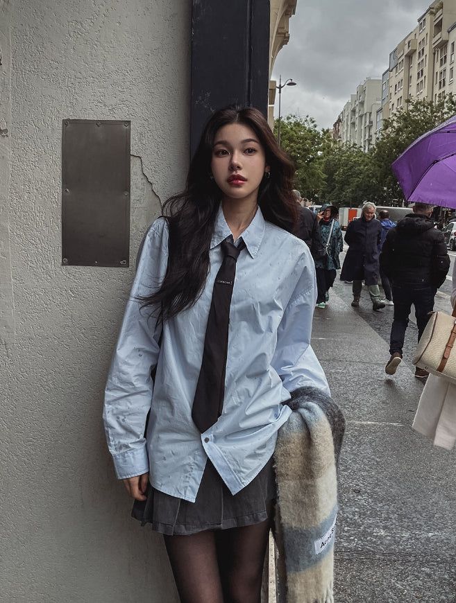 [U-BASIC] Epi Loose Fit Cotton Shirt